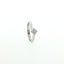 Solitario In Argento 925 con Diamante Lab-Grown taglio brillante.