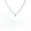 Girocollo in Argento 925 con Diamante Lab-Grown Taglio Brillante.