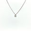 Girocollo in Argento 925 con Diamante Lab-Grown Taglio Brillante.