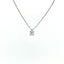 Girocollo in Argento 925 con Diamante Lab-Grown Taglio Brillante.