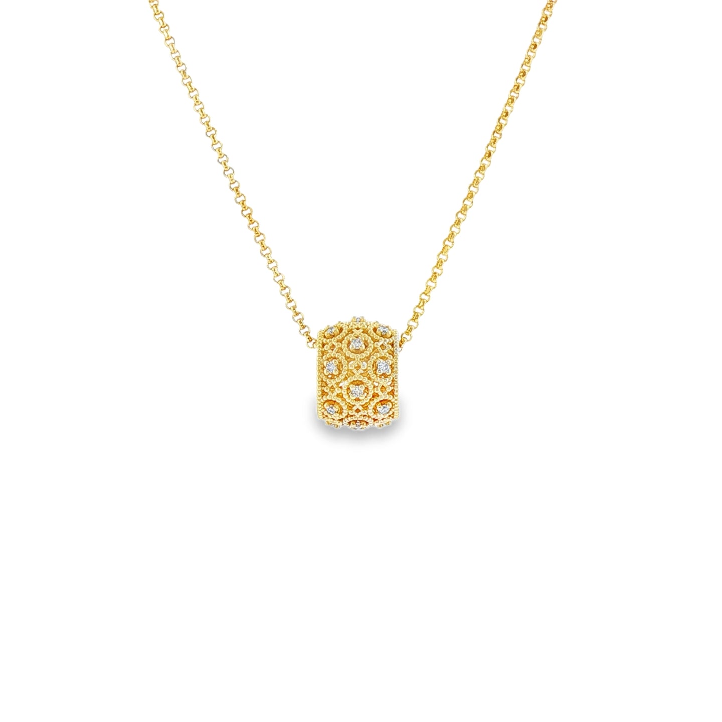 Girocollo Florence in Argento 925 con Diamanti Lab-Grown 0,10 ct