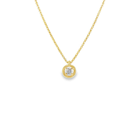Girocollo Punto Luce Florence in Argento 925 con Diamanti Lab-Grown 0,20 ct