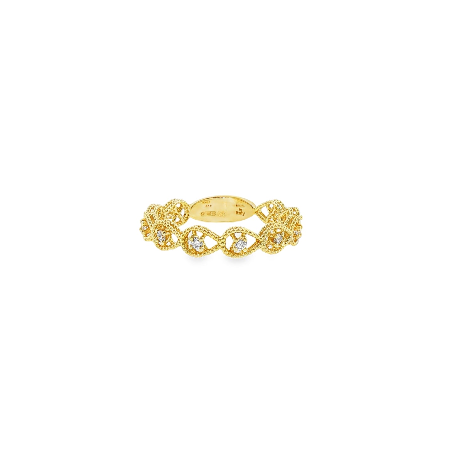 Fedina Infinity in Argento 925 Rodiato con Diamanti Lab-Grown 0,30 ct.