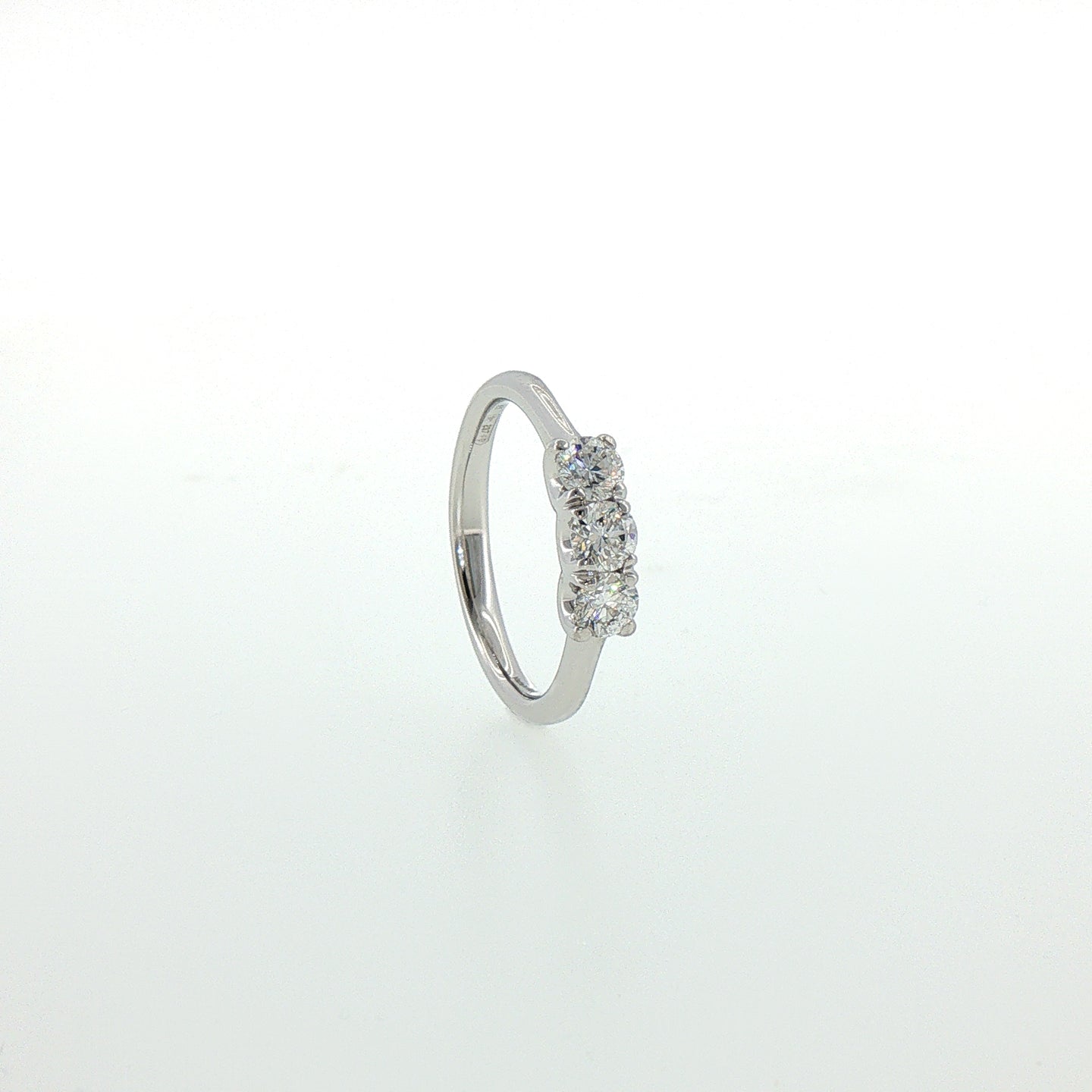 Trilogy in Argento 925 con Diamnti Lab-Grown Taglio Brillante.