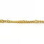 Bracciale Tennis con spot a filo in oro giallo con diamanti lab-grown taglio brillante, 5,85 carati.