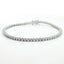 Bracciale tennis in oro bianco con diamanti Lab-Grown taglio brillante, 2,79 carati.