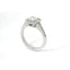 Anello dreams princess in oro bianco con diamanti lab-grown taglio brillante, 1,48 carati.
