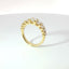 Fedina in oro giallo con diamanti Lab-Grown taglio brillante, 1,73 carati.