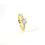 Solitaire in yellow gold with brilliant-cut lab-grown diamonds, 1.04 carats.