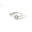 Solitaire in white gold with brilliant-cut lab-grown diamond, 0.70 carats.