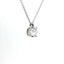 Girocollo punto luce in oro bianco e diamante Lab-grown taglio brillante, 1,57 carati