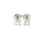 Orecchini punto luce in oro bianco con diamanti lab-grown taglio brillante, 0,66 carati.