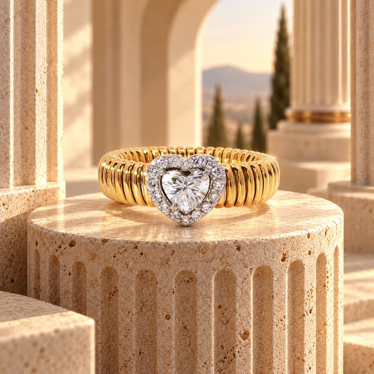 Anello Cuore Queen Size