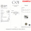 White gold trilogy with central brilliant-cut lab-grown diamond and 2 drop-shaped lab-grown diamonds on the shank, 2.10 carats.