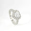 Anello dreams a cuore in oro bianco con diamanti lab-grown taglio brillante, 1,45 carati.