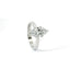 Solitario con diamante lab-grown taglio marquise, 2,04 carati.