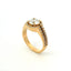 Anello Fancy in oro rosa con diamanti lab-grown taglio brillante, 1,98 carati.