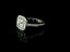 Anello dreams in oro bianco con diamanti lab-grown taglio princess e brillante, 2,52 carati.