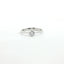 Solitaire in white gold with brilliant-cut lab-grown diamond, 0.26 carats.