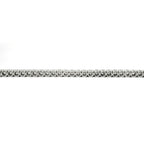 White gold wire tennis bracelet with brilliant-cut lab-grown diamonds, 5.54 carats.