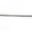 White gold wire tennis bracelet with brilliant-cut lab-grown diamonds, 5.54 carats.