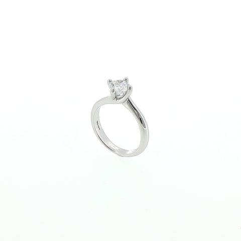 Solitario In Argento 925 con Diamante Lab-Grown taglio brillante.