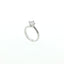 Solitario In Argento 925 con Diamante Lab-Grown taglio brillante.