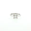 Solitario a "V" In Argento 925 con Diamante Lab-Grown taglio brillante.