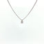 Girocollo in Argento 925 con Diamante Lab-Grown Taglio Brillante.