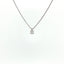 Girocollo in Argento 925 con Diamante Lab-Grown Taglio Brillante.