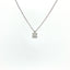 Girocollo in Argento 925 con Diamante Lab-Grown Taglio Brillante.