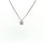 Girocollo in Argento 925 con Diamante Lab-Grown Taglio Brillante.