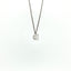 Girocollo in Argento 925 con Diamante Lab-Grown Taglio Brillante.