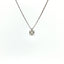 Girocollo in Argento 925 con Diamante Lab-Grown Taglio Brillante.