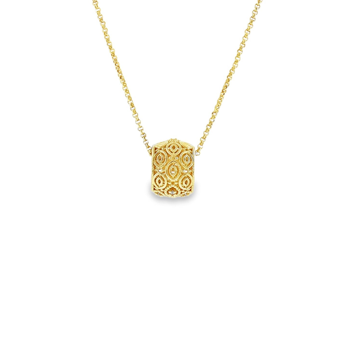 Florence – Girocollo in Argento 925 e Diamanti Lab-Grown, 0,10ct.