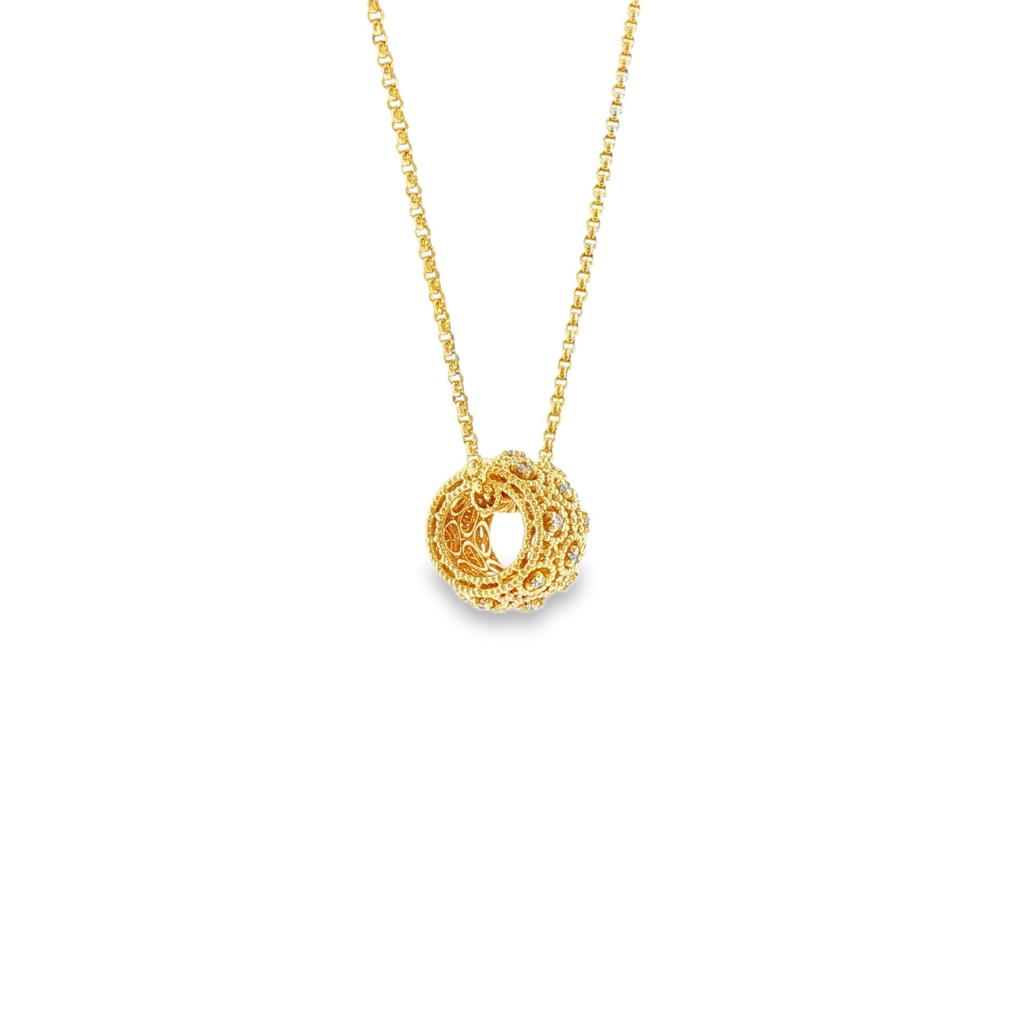 Girocollo Florence in Argento 925 con Diamanti Lab-Grown 0,10 ct