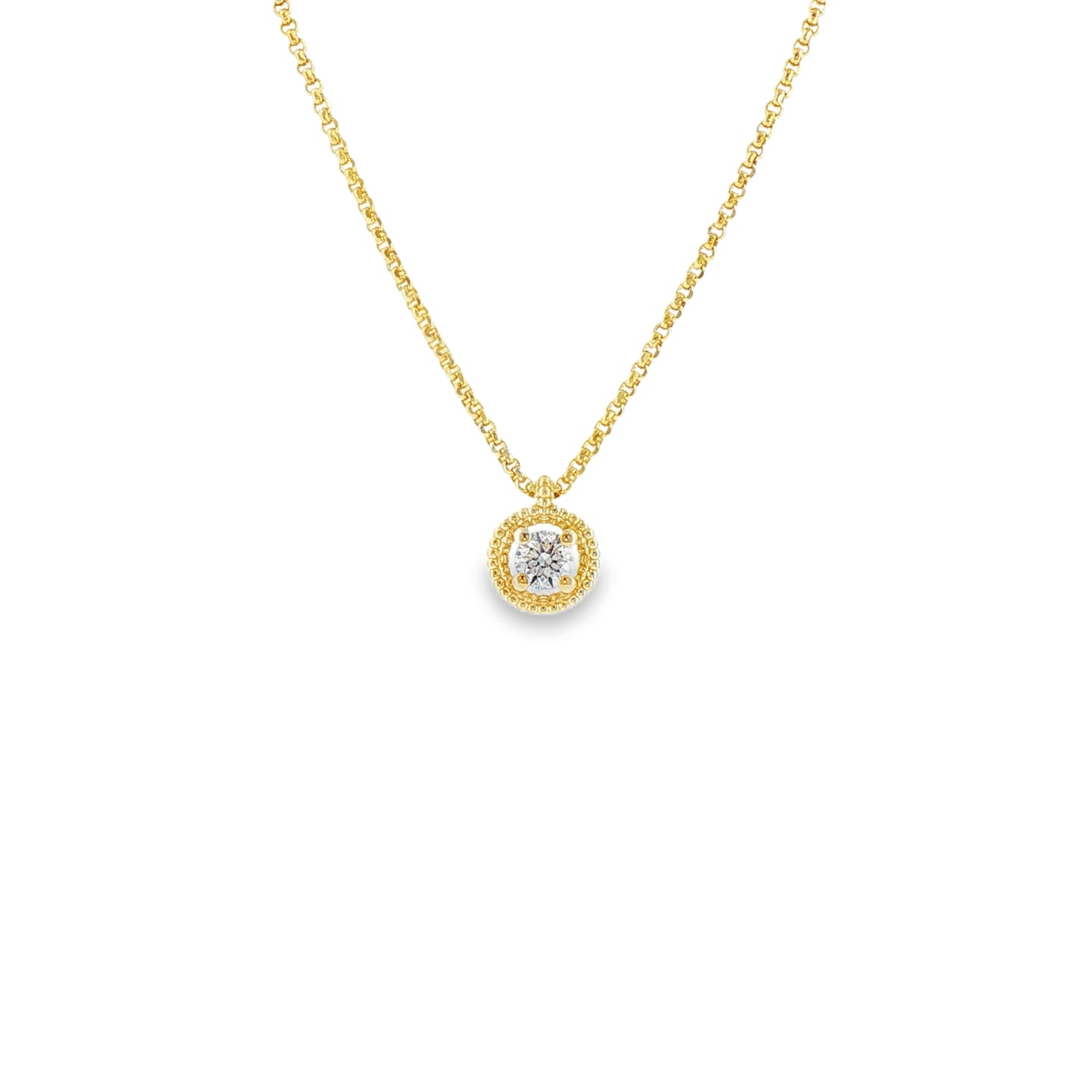 Girocollo Punto Luce Florence in Argento 925 con Diamanti Lab-Grown 0,20 ct