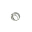 Anello in Argento 925 con Diamanti Lab-Grown Taglio Brillante.
