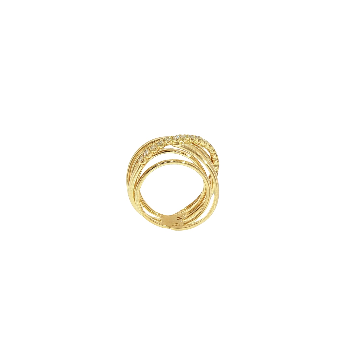 Anello in Argento 925 con Diamanti Lab-Grown Taglio Brillante.