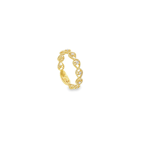 Fedina Infinity in Argento 925 Rodiato con Diamanti Lab-Grown 0,30 ct.