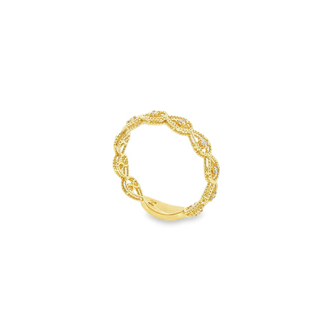 Fedina Infinity in Argento 925 Rodiato con Diamanti Lab-Grown 0,30 ct.