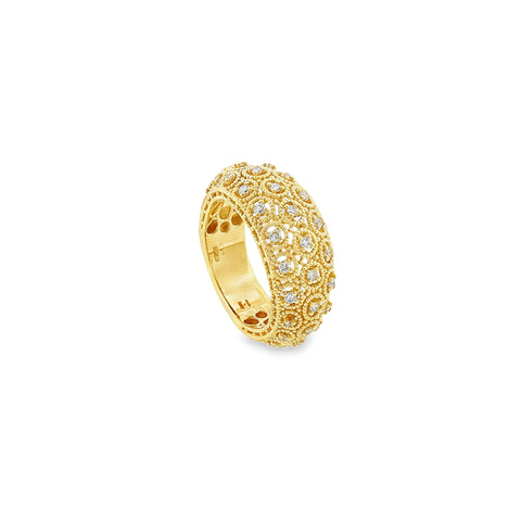 Fascia Florence in Argento Dorato 925 con Diamanti Lab-Grown 0,39 ct