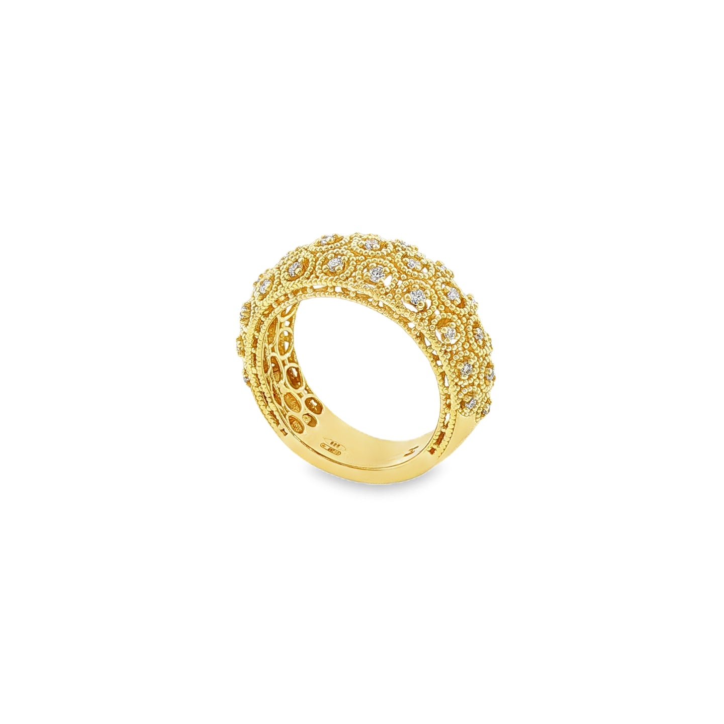 Fascia Florence in Argento Dorato 925 con Diamanti Lab-Grown 0,39 ct
