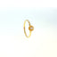 Solitario Florence in Argento Dorato 925 con Diamanti Lab-Grown 0,10 ct