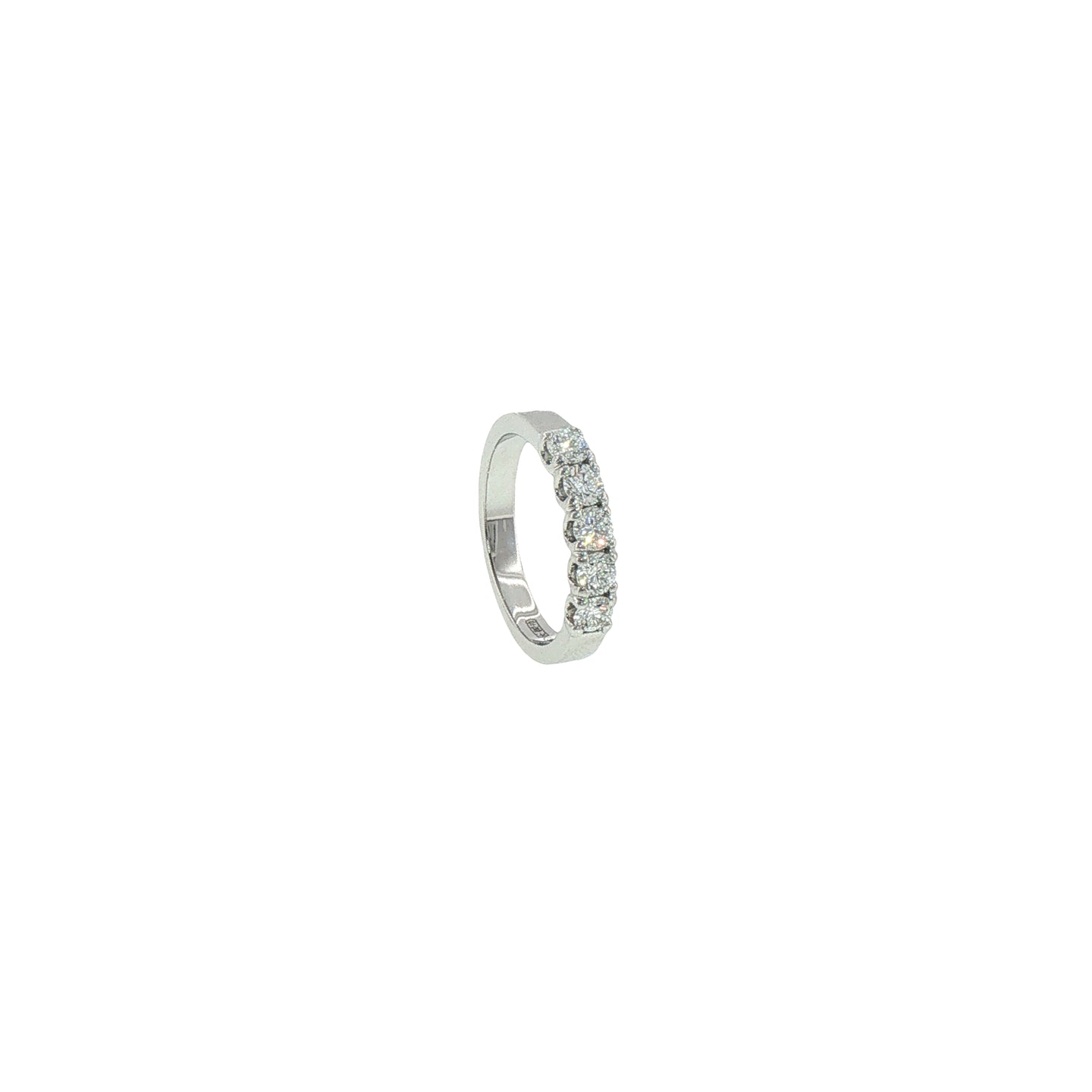 Fedina in Argento 925 con Diamanti Lab-Grown Taglio Brillante.