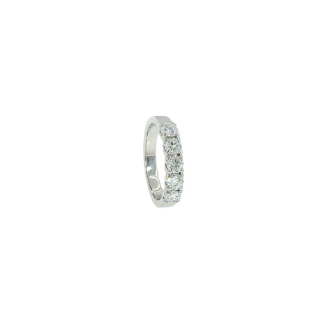 Fedina in Argento 925 con Diamanti Lab-Grown Taglio Brillante.