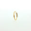 Trilogy in Argento Dorato 925 con Diamnti Lab-Grown Taglio Brillante.