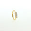 Trilogy in Argento Dorato 925 con Diamnti Lab-Grown Taglio Brillante.