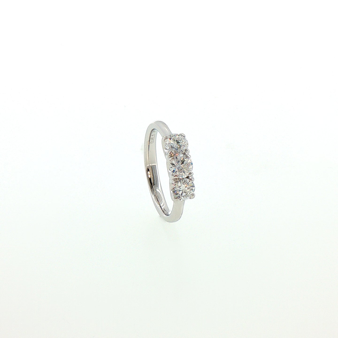 Trilogy in Argento 925 con Diamnti Lab-Grown Taglio Brillante.