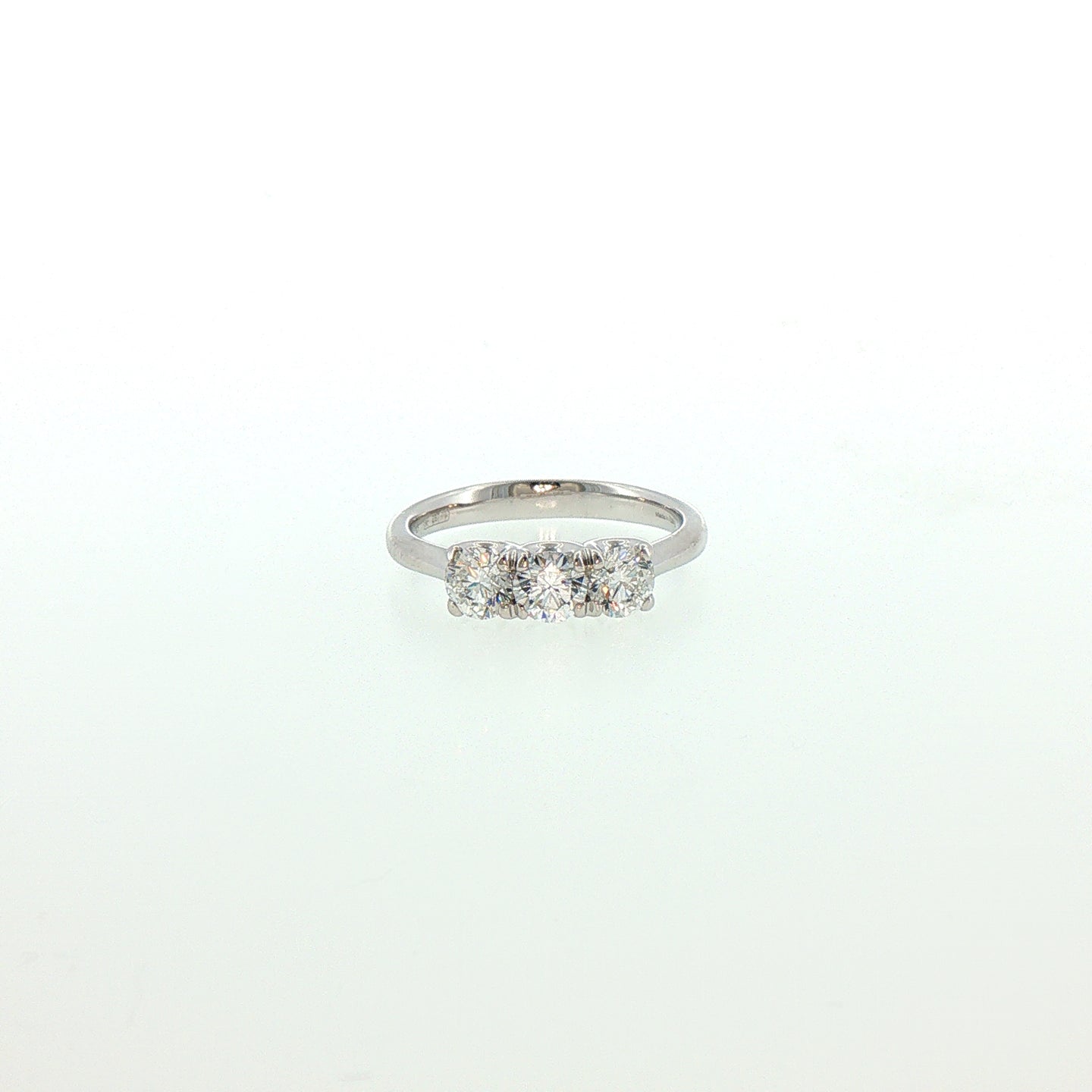 Trilogy in Argento 925 con Diamnti Lab-Grown Taglio Brillante.